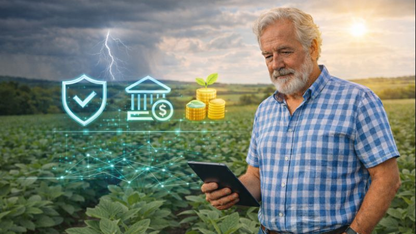 Safra blindada combina seguro rural e crédito estratégico para vencer o clima e proteger o caixa, destaca Aldo Vendramin.
